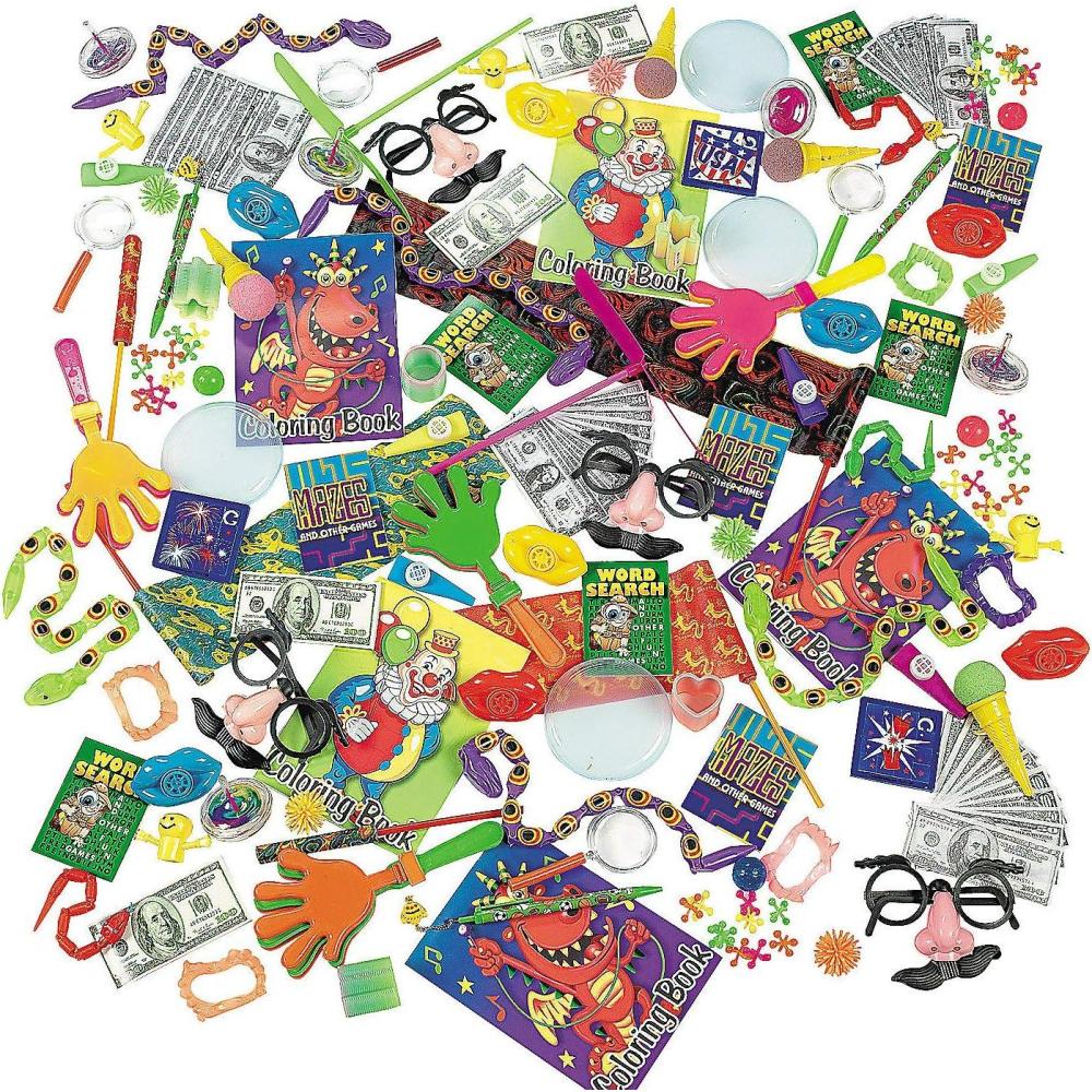 imageFun Express Deluxe Toy Mega Assortment  250 Pieces  Favors Giveaways Rewards Gifts Takeaways Kids Birthday Themed Party Vacation Bible Study Christmas Thanksgiving Easter
