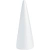 Fun Express Large White Foam Cones 12 Inch – Premium Styrofoam Craft Foam Shapes for DIY Christmas Trees, Centerpieces & Decorations | Set of 6 Polystyrene Cones for Arts and Crafts Projects