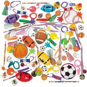 Fun Express – Mega Sports Novelty Assortment (250pc) – Toys – Assortments – 250Pc Assortments – 250 Pieces