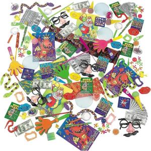 Fun Express Deluxe Toy Mega Assortment | 250 Pieces | Favors, Giveaways, Rewards, Gifts, Takeaways, Kid’s Birthday, Themed Party, Vacation Bible Study, Christmas, Thanksgiving, Easter