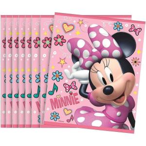 Pink Disney’s Minnie Mouse Plastic Loot Bags – 7.5″ x 11″ (Pack of 8) – Perfect for Kids’ Birthday Parties, Minnie Mouse-Themed Events, Classroom Celebrations and More