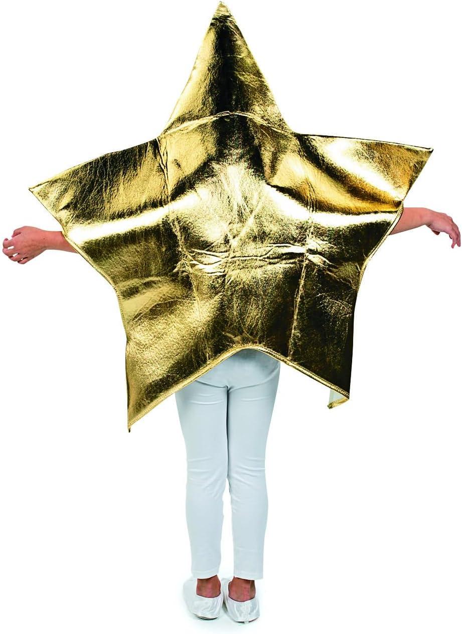 imageFun Express Gold Star Costume for Kids Premium Foam Star Shaped Outfit for Christmas Nativity Plays School Pageants ampamp Holiday Performances One Size Fits Most Children Up to Size 14