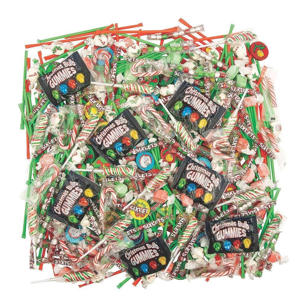image10 Pounds Bulk 1000 Piece Classic Christmas Wrapped Candy Assortment Individually Wrapped Great for Holiday Parties and Christmas Parades and Stocking Stuffers