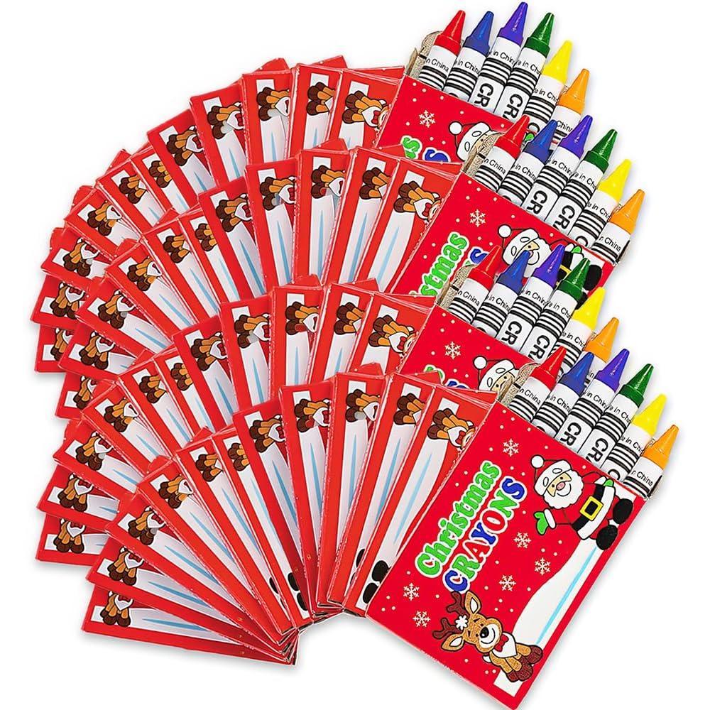 imageFun Express Holiday Crayons 6pcbox4dz boxes for Christmas Drawing Stocking Stuffers