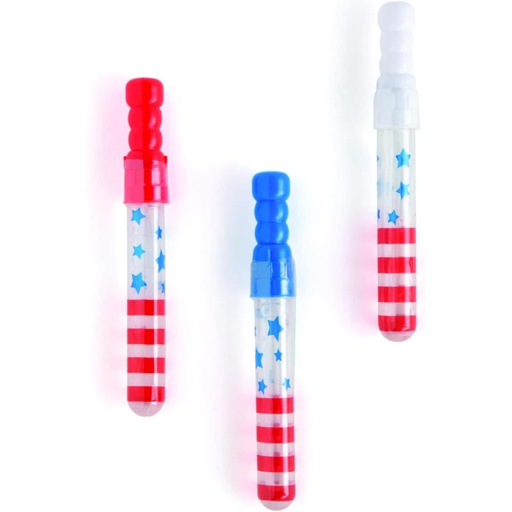 imagePatriotic MINI Bubble Wands  Toys  12 Pieces