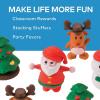Christmas Character Erasers for Christmas – Set of 24 – Classroom Stationery Supplies and Stocking Stuffers
