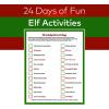 Fun Express Elf Shelf 24 Days of Christmas Kit with Props & Instructions, Includes Accessories and Activities for Your Magical Elf to Last All Season Long