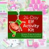 Fun Express Elf Shelf 24 Days of Christmas Kit with Props & Instructions, Includes Accessories and Activities for Your Magical Elf to Last All Season Long