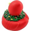 Fun Express Red Christmas Cardinal with Wreath Vinyl Ducks – 2″ (Pack of 12) – Perfect Party Favors for Holiday Events, Office Parties, or Christmas Celebrations