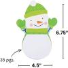 Fun Express Snowman Notepad – Festive Winter-Themed Stationery Holiday Gifts Stocking Stuffers Classroom Activities or Christmas Party Favors – 3″ x 4″- Ideal Holiday Cheer & Winter Fun – 24 Pieces