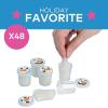 Melted Snowman Slime (Bulk Set of 48 mini containers) Winter Toys and Stocking Stuffers