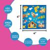Nativity Treat Pack Stickers – Bulk Set of 50 Sheets – Christmas Supplies and Stocking Stuffers