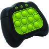 5″ x 3 1/2″ Fast Pop! 4-Mode Plastic Game Console, Black and Green, Great for Stocking Stuffers, Boredrom Busters and Birthdays(Black & Green)