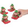 Fun Express Christmas Pullback Toys – Whimsical Holiday Vehicles Cars Boats & Racers – Perfect for Stocking Stuffers Party Favors & Gift Bags – Holiday-Themed Fun for Kids Boys & Girls – 12 Pieces