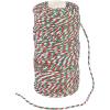Red, White, and Green Christmas Bakers Twine – Holiday DIY Craft Supplies – 328 Foot Roll