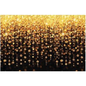 Celebration Lights Backdrop Banner for Christmas (3 Panels Make Backdrop 9′ Wide x 6′ Tall) DIY Photo Booths, Christmas Parties, Wedding Reception, Birthday Parties, New Year’s Eve, Events and More!