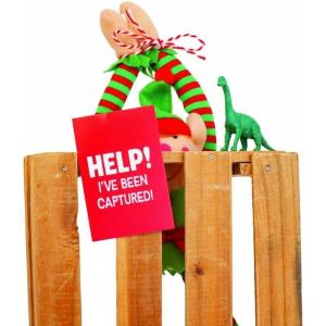 Fun Express Elf Shelf 24 Days of Christmas Kit with Props & Instructions, Includes Accessories and Activities for Your Magical Elf to Last All Season Long