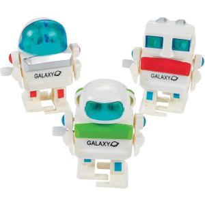 Fun Express Wind-Up Robots (1 Dozen) Party Favors, Party Decorations, Easter Basket Fillers, Stocking Stuffers, Novelty Toys – VBS Vacation Bible School Supplies/Decor