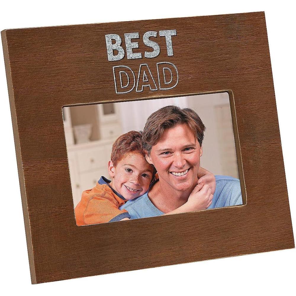imageFun Express Fathers Day Best Dad Picture Frame with Easel