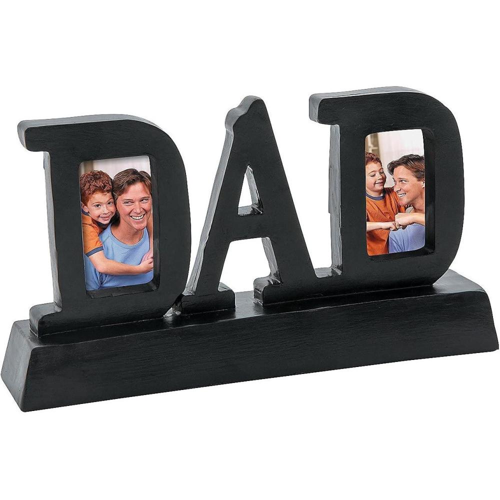 imageFun Express Fathers Day DAD Picture Frame  Gifts and Home Decor  1 Piece Wood