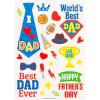 Father’s Day Bookmark Sticker Scene – 12 Pieces