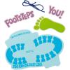 Fun Express Father’s Day Footprint Sign Craft Kit – Makes 12