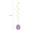 Hanging Easter Egg Swirl Decorations 30″ – 12 Pieces