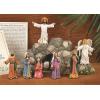 Jesus Resurrection Set for Easter (8 hand painted pieces) Home Decor and Christian Figurines