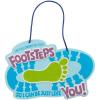 Fun Express Father’s Day Footprint Sign Craft Kit – Makes 12