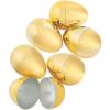 Fun Express Large Gold Easter Eggs 4 1/2″ – 6 Golden Eggs – Easter Hunt Supplies