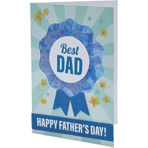 Father’s Day Tissue Paper Card Craft Kit – Make 12 Cards – DIY Craft Gifts for Kids