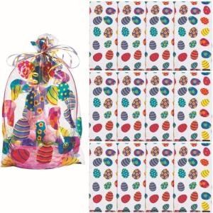 Fun Express CELLOPHANE Easter Basket Bags (12PC)