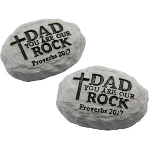 Fun Express Religious Father’s Day Worry Stones with Card – 12 Pc