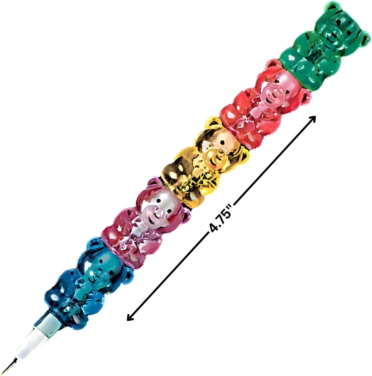 imageFun Express Plastic Stackable Bear Pencils Stacking Point Pencils 5 in 1 Colorful Pencils for Party Supplies for Birthday Favors or School