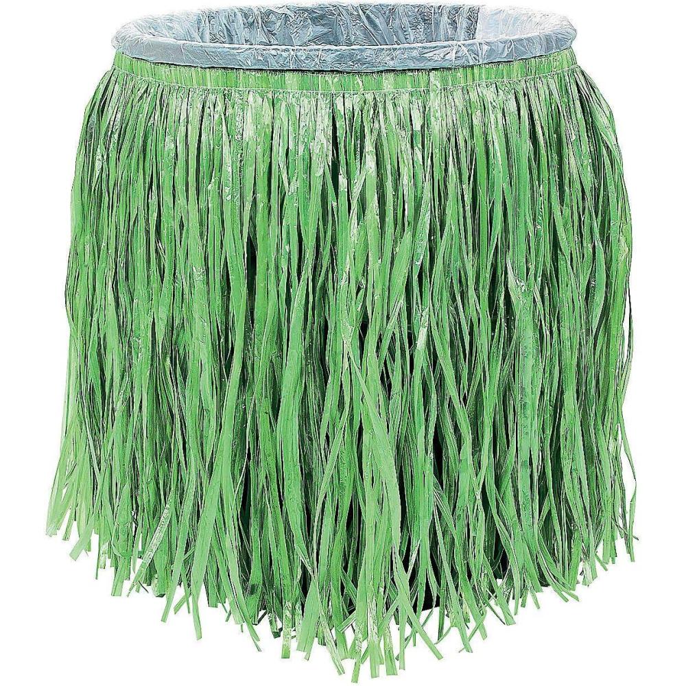 imageFun Express Hula Skirt Trash Can Cover Luau and Tropical Party Decor
