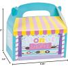 Donut Party Favor Treat Boxes – Birthday Party Supplies – 12 Pieces