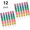 Fun Express Plastic Stackable Bear Pencils, Stacking Point Pencils, 5 in 1 Colorful Pencils for Party Supplies for Birthday Favors or School