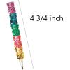 Fun Express Plastic Stackable Bear Pencils, Stacking Point Pencils, 5 in 1 Colorful Pencils for Party Supplies for Birthday Favors or School