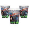 Fun Express – Monster Truck Party Cup for Birthday – Party Supplies – Licensed Tableware – Licensed Napkins – Birthday – 8 Pieces