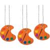 Fun Express Artist Paint Palette Necklaces – Paint Birthday Party Favors for Kids – Art Party Supplies – 12 pc