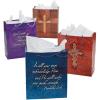 Fun Express Inspirational Religious Gift Bags with handles (set of 12) Party Supplies