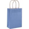 Fun Express MED DUSTY BLUE KRAFT BAG – Party Supplies – 12 Pieces