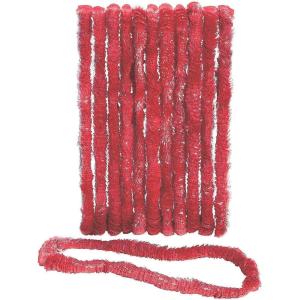 Bulk Red Leis (50 Pack) Great for School Spirit, Valentine’s Day and Luau Parties
