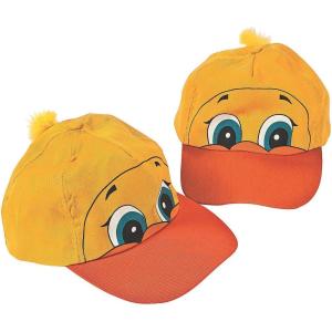 Fun Express – Luau Ducky Shaped Baseball Cap (12 Pc) for Party – Apparel Accessories – Hats – Baseball Caps – Party – 12 Pieces