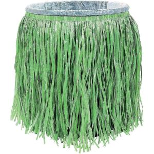Fun Express Hula Skirt Trash Can Cover – Luau and Tropical Party Decor