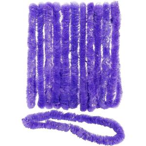 Fun Express Purple Plastic Leis-Luau-Pool Party-Costume Accessories-50 Pieces