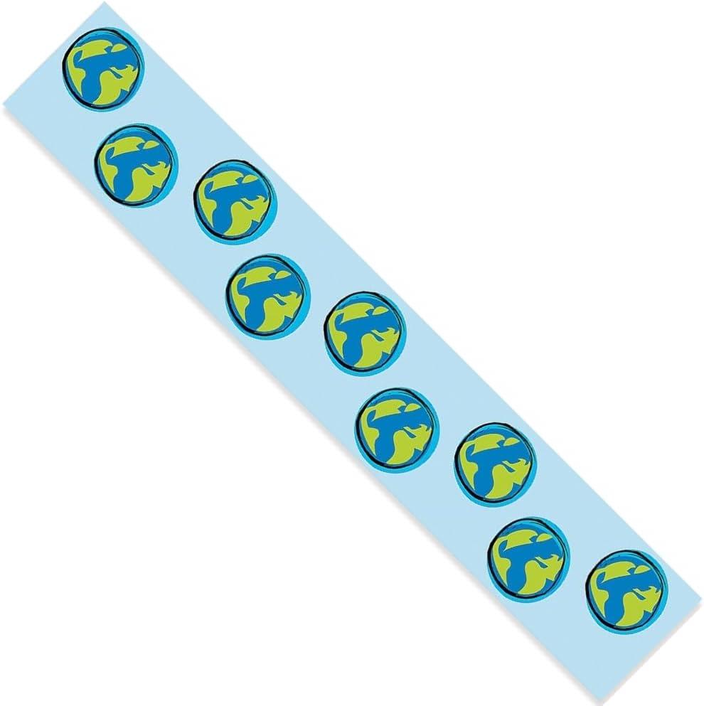 imageFun Express Earth Pencils With Globe Eraser Toppers VBS Vacation Bible School SuppliesDecor 12 Pieces Educational And Learning Activities For Kids