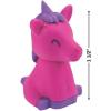 Unicorn 3D Erasers (Set of 24) Kids School Supplies and Stationery Pencil Accessories