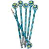 Fun Express Earth Pencils With Globe Eraser Toppers – VBS Vacation Bible School Supplies/Decor – 12 Pieces – Educational And Learning Activities For Kids