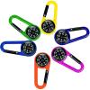 Fun Express Plastic Compass Clips (1 Dozen) Party Favors, Outdoor Toys, Camping Supplies, Geocaching Accessories – VBS Vacation Bible School Supplies/Decor
